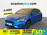 Brugt Ford Focus ST-Line 125 HK (91 kW) 2019 Blå Sedan