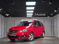 Usado Seat Alhambra Style 140 CV (102 kW) 2014 Granate Monovolumen