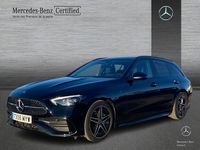 Usado Mercedes C220 AMG line 200 CV (147 kW) 2025 Negro Familiar