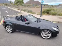 Usado Mercedes SLK200 Edition 184 CV (135 kW) 2010 Negro Descapotable