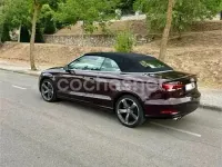 Usado Audi A3 Cabriolet Ambition 150 CV (110 kW) 2014 Granate Descapotable