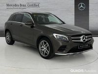 Usado Mercedes GLC250 AMG line 204 CV (150 kW) 2016 Marrón citrina