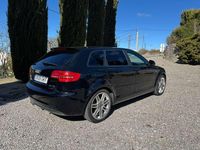 Usado Audi A3 Sportback S-Line 140 CV (102 kW) 2008 Negro Utilitario
