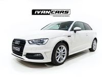 Usado Audi A3 S-Line 105 CV (77 kW) 2014 Blanco Berlina