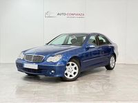 Usado Mercedes C180 Elegance 156 CV (114 kW) 2007 Azul Berlina