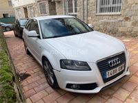 Usado Audi A3 Ambition 140 CV (102 kW) 2010 Blanco Berlina