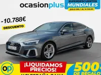 Usado Audi A5 Sportback S-Line 265 CV (194 kW) 2021 Gris Utilitario