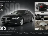 Usado Volvo S90 Momentum 150 CV (110 kW) 2018 Negro Berlina