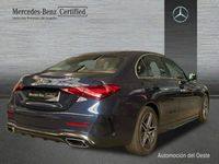 Usado Mercedes C220 AMG line 200 CV (147 kW) 2023 Azul Berlina