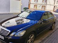 Usado Mercedes E220 Elegance 170 CV (125 kW) 2011 Negro Berlina