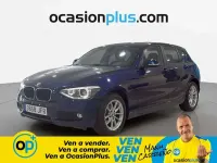 Usado BMW 116 116 CV (85 kW) 2015 Azul Utilitario