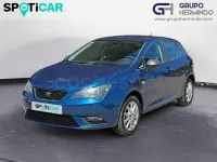 Usado Seat Ibiza Reference 70 CV (51 kW) 2013 Azul Berlina