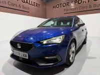 Usado Seat Leon FR 150 CV (110 kW) 2021 Azul Familiar