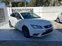 Usado Seat Leon Style 150 CV (110 kW) 2015 Blanco Familiar