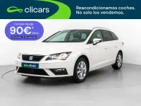 Usado Seat Leon Style 115 CV (84 kW) 2019 Blanco Familiar