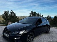 Usado Seat Leon FR 150 CV (110 kW) 2018 Negro Utilitario