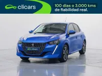 Usado Peugeot 208 Allure 102 CV (75 kW) 2020 Azul Utilitario
