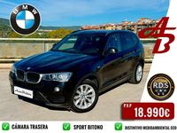 Usado BMW X3 190 CV (139 kW) 2015 Negro SUV