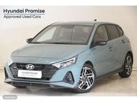 Usado Hyundai i20 N Line 80 CV (58 kW) 2024 Mangrove green (metalizado) Berlina