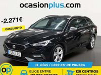 Usado Seat Leon ST FR 150 CV (110 kW) 2021 Negro Familiar