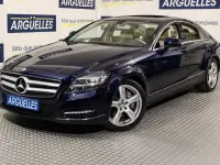 Usado Mercedes CLS350 306 CV (225 kW) 2014 Azul Berlina