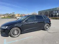 Usado Audi A3 122 CV (89 kW) 2014 Negro Berlina