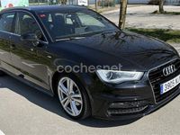 Usado Audi A3 S-Line 122 CV (89 kW) 2014 Negro Berlina
