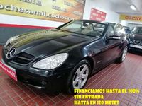 Usado Mercedes SLK200 163 CV (119 kW) 2004 Negro Descapotable