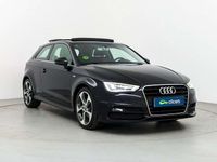 Usado Audi A3 S-Line 110 CV (80 kW) 2015 Negro Utilitario