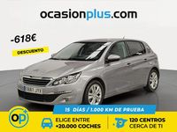 Usado Peugeot 308 Style 110 CV (80 kW) 2017 Gris