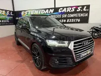 Usado Audi Q7 S-Line 272 CV (200 kW) 2018 Azul SUV