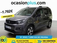 Usado Peugeot Rifter GT-line 99 CV (72 kW) 2019 Plateado Monovolumen