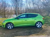 Usado Seat Leon FR 184 CV (135 kW) 2014 Verde Berlina