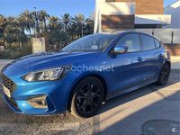 Usado Ford Focus ST-Line 125 CV (91 kW) 2019 Azul Berlina