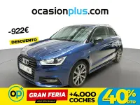 Usado Audi A1 S-Line 125 CV (91 kW) 2016 Azul Utilitario