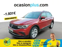 Usado VW Tiguan Life 150 CV (110 kW) 2021 Rojo SUV