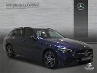 Usado Mercedes C220 AMG line 200 CV (147 kW) 2025 Azul sodalita Familiar