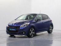 Usado Peugeot 208 GT-line 120 CV (88 kW) 2017 Azul Utilitario