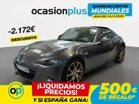 Usado Mazda MX5 132 CV (97 kW) 2018 Gris Descapotable