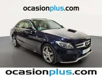 Usado Mercedes C250 AMG line 204 CV (150 kW) 2015 Azul Berlina