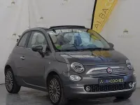 Usado Fiat 500C Lounge 69 CV (50 kW) 2018 Gris / plata Descapotable