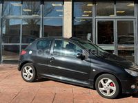 Usado Peugeot 206 90 CV (66 kW) 2006 Negro Berlina