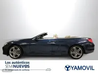 Usado BMW 640 Cabriolet M Sport 320 CV (235 kW) 2012 Azul Descapotable