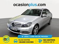 Usado Mercedes C200 136 CV (100 kW) 2011 Gris plata Berlina