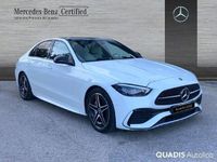 Usado Mercedes C220 200 CV (147 kW) 2022 Blanco polar