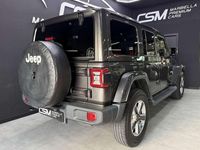 Usado Jeep Wrangler Unlimited Sahara 200 CV (147 kW) 2019 Gris SUV