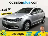 Usado VW Polo Advance 90 CV (66 kW) 2017 Plateado Utilitario
