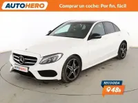 Occasion Mercedes C220 AMG line 194 PK (142 kW) 2018 Wit Sedan