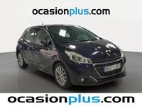 Usado Peugeot 208 Allure 100 CV (73 kW) 2016 Azul Utilitario