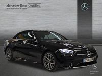 Usado Mercedes E220 AMG line 194 CV (142 kW) 2022 Negro Descapotable